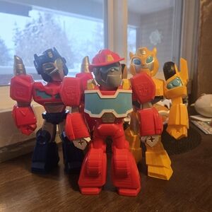 Playskool Transformer Lot Bumbleebee Megatron Kids Robot Toys